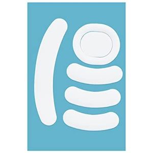 YINETTECH 1 Set Muis Skates Voeten Compatibel met Logitech G Pro Draadloze Gaming Muis Vervanging Afgeronde Gebogen Randen Muis Voeten Muis Accessoires 0.8mm Wit