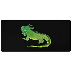 Grote leguaan mode bureau muismat antislip gaming muismat accessoires decor 40x90cm