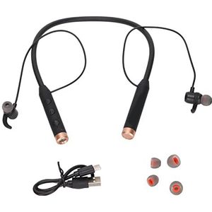 Orenic GYM-F1 BT-oordopjes Met Nekband, Stabiele Ergonomische Draagbare Draadloze Oordopjes Voor Hardlopen, Nekbandkoptelefoon, Draadloze Koptelefoon, Slimme Headset, Draadloze Sportkoptelefoon