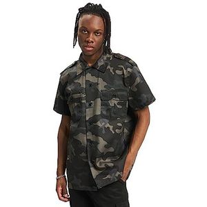 Brandit US Hemd, met korte mouwen, camouflage (dark camo), XL