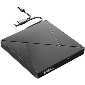 2 In1 USB3.0 Type C Externe DVD RW CD Schrijver Brander Reader Speler Optische Drives For Laptop PC Gebruiksvriendelijk