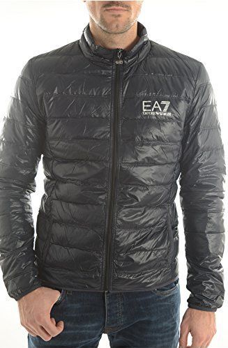 Emporio Armani Ea7, Heren, Jassen, Blauw, Maat: XL Nylon,