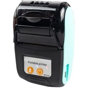 Thermisch Printer Mini Draagbare Thermische Kassabon POS-printer Draadloos Bluetooth 58 Mm Ticket Bill Telefoon PC Factuur Zakelijk Retail Inktvrij Duidelijk Snel(Green Set)