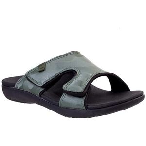 Spenco Dames Kholo Camo Slide Sandaal, Dusty Green, 34 EU