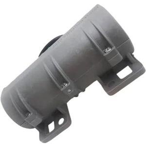 Trillingsmotor, 3650 Kleine massagetafel vibratiemotor 12V 24V dubbele excentrische borstel DC-motor/motor en voeding 3800rpm alarm, voor mechanische apparatuur(Separate Motor,12V)