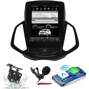 Android 15 Autoradio Navi voor F-ord EcoSport (2013) 10.4 ""Touchscreen Car Multimedia Player met draadloze carplay GPS-navigatie Bluetooth5.0 HIFI FM 5G-WiFi SWC DSP MIC,4g+64g