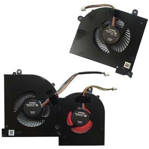 Koelventilator VOOR MSI GS65 MS-16Q2 16Q2-CPU-CW 16Q2-GPU-CW CPU GPU-ventilator(CPU and GPU)