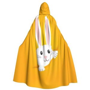 MDATT Hooded Mantel Voor Mannen, Halloween Heks Cosplay Gewaad Kostuum, Carnaval Feestbenodigdheden, Paashaas Eieren Lente Bloem Konijn