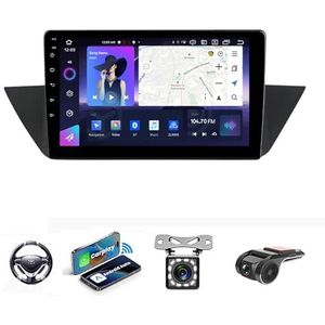 Android 13 2 DIN Autoradio Stereo 9 inch Screen voor BMW X1 2009-2012 GPS Navigatiesysteem FM AM RDS DAB+ Radio Carplay Android Auto Qualcomm BT 5.0 Dolby DTS(NF-4 8Core 4+64G)