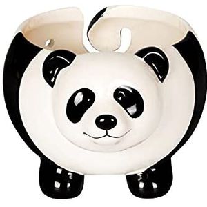 Keramische garenkom,Panda keramische garenkom breien kom,Panda vormige garenkom houder,Breien opbergmand voor breien opslag,Alleen kom