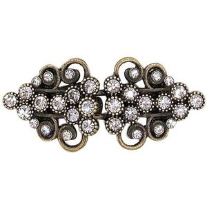 Shirt Cinch Swirl Clip Cape Clips, Dames sjaalkraag trui met swirl clip, veelkleurig, verpakking van 3(F)