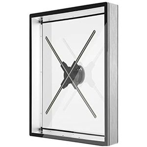 3D-hologramwaaier, 3D Hologram Fan Display LED Licht Kralen Blote Oog Holografische Fan Holografische Imaging Speler voor zakelijke winkels, winkels, vakanties(56cm set Gray)