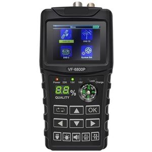 Digitale Sat Finder Combo Ondersteuning DVB T2/S2/C Sat Finder Satelliet TV-ontvanger DVB-T2 Signaaltuner Eenvoudig In Gebruik