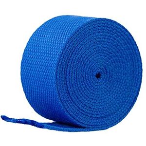 DQZRTUECA Polyester katoenen band, veelkleurig, 38 mm x 5-20 meter(Blue,38mm x 20Yards)