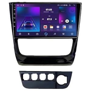 Android Auto Multimedia Videospeler Compatibel met VW Golf GC 2010-2019 Autoradio Draadloze Carplay(T1 1-16GB WIFI)