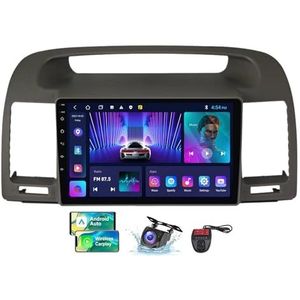 Voor Toyota Camry 5 XV 30 2001-2006 Android 13 Carplay Autoradio, 9 inch Scherm Radio Android Auto Bluetooth Handsfree 4G WiFi FM/RDS/DAB+ Radio HiFi Achteruitkijkcamera + DVR(A,NF-2)