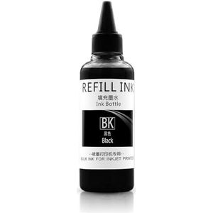 100 ml navulbare inkt for 910, 910XL Office Jet Pro 8035, 8028, 8025, 8022 en 8020 for desktop inkjetprinters(Black-100ml)