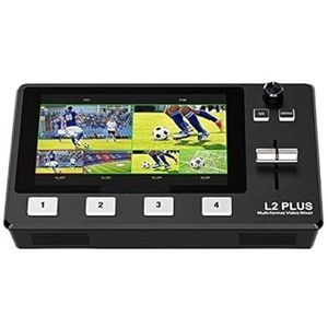 L2 Plus 5,5-inch LCD-multicamera videomixerschakelaar met touchscreen PTZ-bediening Chroma Key USB3.0 for livestreaming,Schakelde soepel