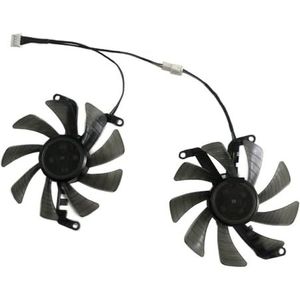 2 stuks TH9215S2H-PAA01, videokaartventilator, FY09015M12LPA, voor Palit voor RTX 3060 Ti voor Dual OC V1 RTX3050(FY09015M12LPA 1 Plug)