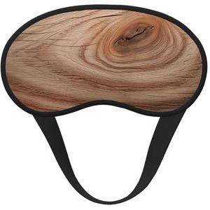 Houtnerf slaapmasker voor vrouwen meisjes mannen zacht comfortabel oogmasker met verstelbare riem verduisterende oogslaap schaduwhoes voor reizen yoga dutje ploegendienst werk
