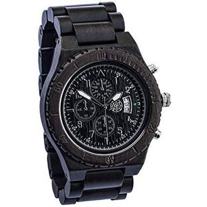 Greenwatch Houten Horloge""Timer Zebra"" (Zwart)