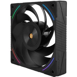 Thermalright TL-K12R CPU-ventilator 120 mm behuizingkoelventilator, 4-pins PWM-aansluiting, computerventilator met 2150 omw/min snelheid, desktop-omgekeerde outletventilator (TL-K12R)