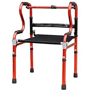Rollator Walker Tall Opvouwbare Rollator Walker Rollator voor senioren en volwassenen Geschikt voor verlamming Handicap Ongemak en postoperatieve revalidatietraining