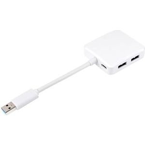 HIOPOIUYT USB3.0-adapter biedt vier extra poorten voor de uitbreidingsadapter van de Ontwikkelingsraad voor Projectontwikkeling