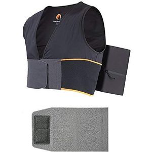 Nachtwaechter Slaapvest tegen snurken - Set met klittenbandverlenging voor comfortabele aanpassing van het vest aan het lichaam (L/XL)