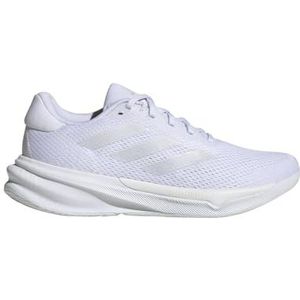 adidas Women's Supernova Stride Running Sneaker, White/Zero Metallic/Crystal White, 11