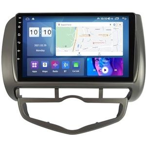 Android 12 Autoradio GPS Navigatie Voor Honda Jazz City 2002-2007 9 Inch Touchscreen Met Draadloze Carplay Android Auto WiFi 4G DSP SWC Achteruitrijcamera (Size : M150S - 4 Core 2+32G WIFI)