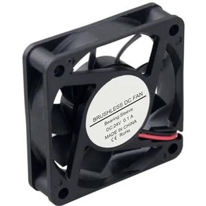 2 stuks 6015 60 mm x 60 mm x 15 mm 24 V borstelloze ventilator 60 mm 60 x 60 x 15 mm computerbehuizing CPU PC VGA koellichaam koeler 6 cm