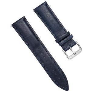 Horlogeband Echt Lederen Top Layer Dubbelzijdige Waterdichte Koeienhuid Horlogeband, 12 mm, Leer