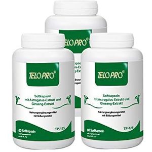 TeloPro® eigen mengsel |60 Softgels/fles | TP-125 (3 flessen)