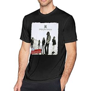 Heroes Del Silencio T-Shirts Men's Tops Short-Sleeve Crewneck Cotton Tees Black T-shirts & overhemden(Small)