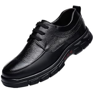 Men's Casual Shoes Slip-On Moccasin Comfortable Fashion Business Formal Loafers,zwart,38 EU