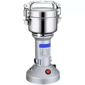 SHZICMY Roestvrijstalen grinder, korenmolen, verstelbare moutbreker, graanmolen, walsmolen, moutmolen, voedermolen, schrootmolen, vlocker met 2 x