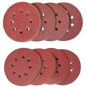 Goysen - 80 Stuks - Schuurschijven - 125 mm - Haak en Lus - Gemengde Korrel