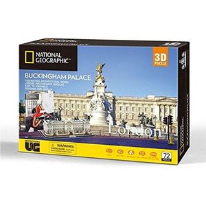 University Games 7675 National Geographic Buckingham Palace 3D Puzzle, Multicolored