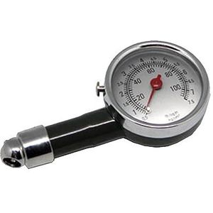 Auto Metal Truck Racewagen Bandenspanningsmeter Automobile Tire Meter Voertuig Tester Monitoring Systeem Meetinstrument Banden(Stainless steel)