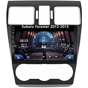 Android 10 Bluetooth Autoradio Dubbel Din Multimedia Speler 9 inch Touchscreen Auto Stereo Voor Subaru Forester 2012-2015 Met GPS Ondersteuning Spiegel Link/Stuurbediening Dual USB Backup Camera (Col
