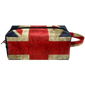 Make-up tas PU-leer,make-up tas voor op reis,spandoek engeland,Cosmetische organizer voor dames