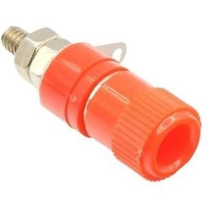 10 STKS/PARTIJ Eindblokken JS-910B 4mm Versterker Terminal Connector Binding Post Banana jack Mount Zwart 5 Rood 5 (Zwart-M)