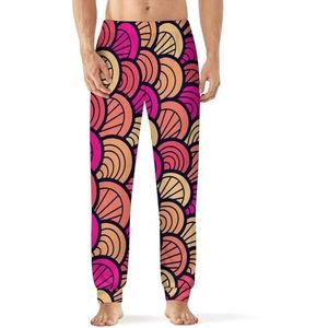 Zeemeermin Dragon Scales heren pyjama broek print lounge nachtkleding bodems slaap broek 3XL