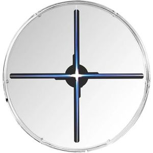 3D Holografische Fan LED Display Projector for Winkelreclame, Mini Hologram 3D Bord Met Helder Effect Festivalreclamedisplay(52CM with cover)