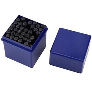 Staalletters, stalen stempels punch set, 36 delen, 5 mm, cijfers en letters punch set, alfabet A tot Z en nummer 0 tot 9