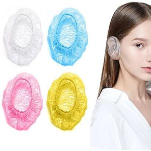 200 stuks waterdichte douche oorbeschermers, verpleging oorbeschermers, unisex, geschikt voor haarwassen, kapsalon, hotel spa