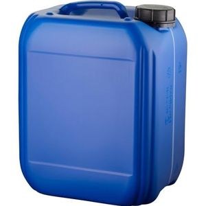 Jerrycan 10 liter blauw met zichtstreep