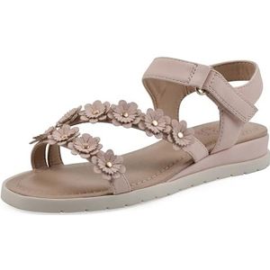 WHITE MOUNTAIN Euro Floral sandalen voor kinderen, meisjes, Lt Blush Smooth, 11 Little Kid