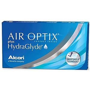 AirOptix Plus Hydraglyde maandlenzen, zacht, R 8.6, D 14.2, 6 stuks, dioptrie -5.00